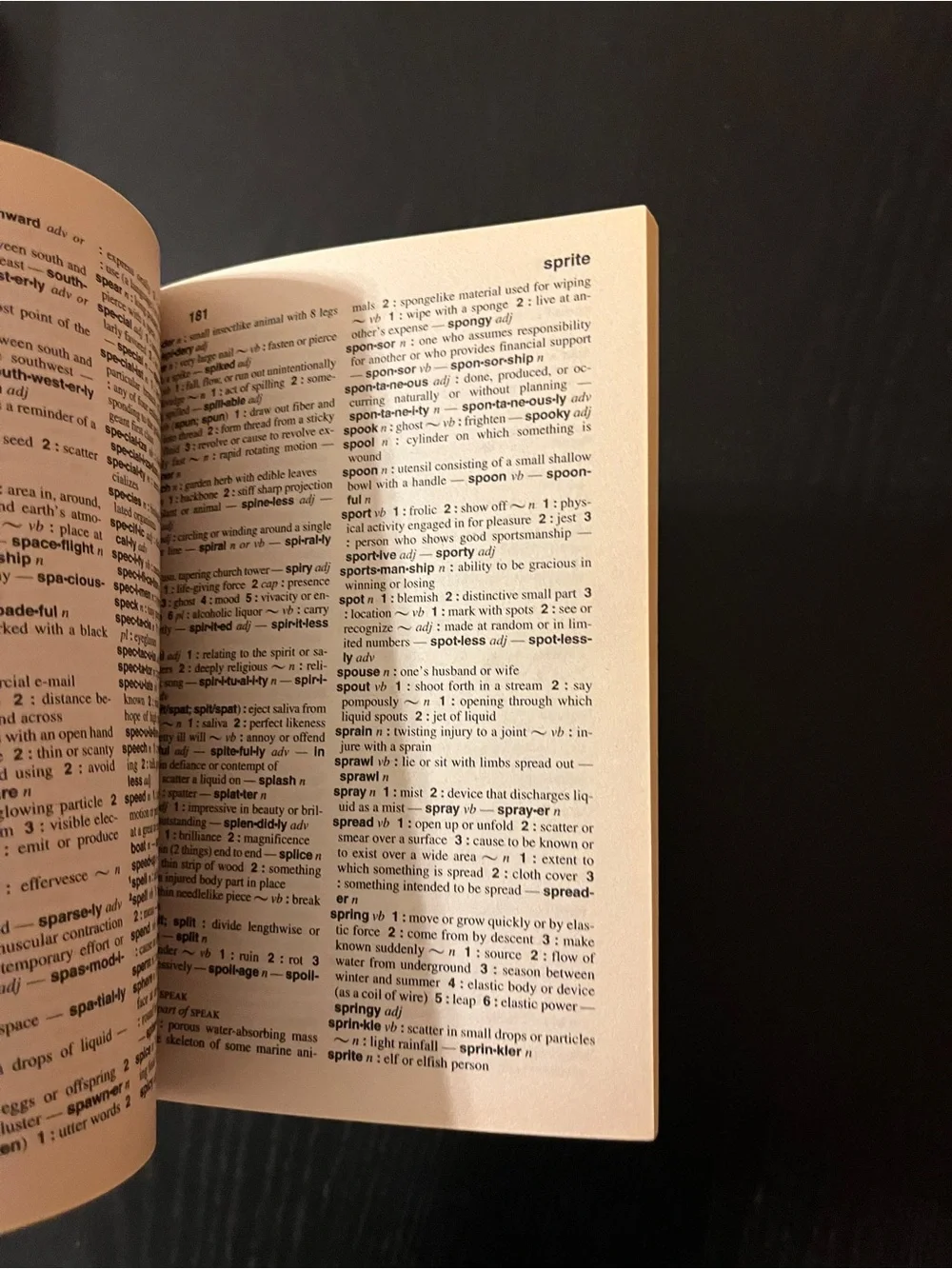Merriam Webster English Language Dictionary Red Paperback Book 📚